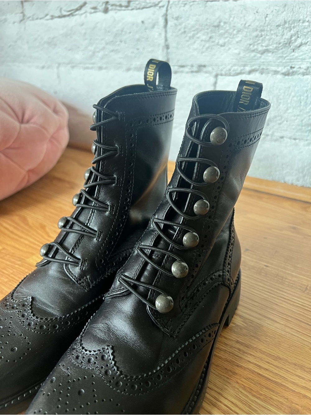 Dior Black Leather Boots